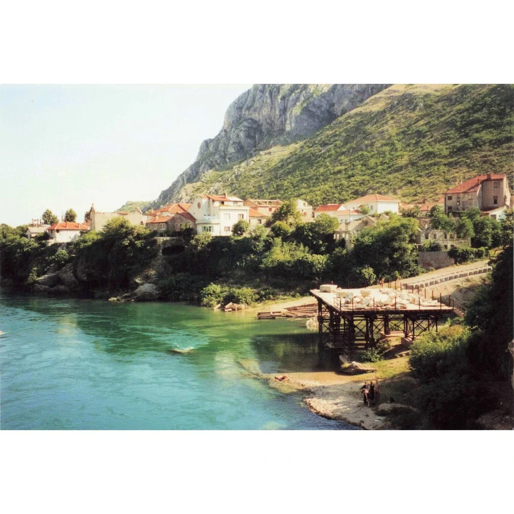 Vintage 1999 Bosnia Mostar SFOR US Soldiers War-Damaged Town Photo Lot of 8 - Picture 4 of 8